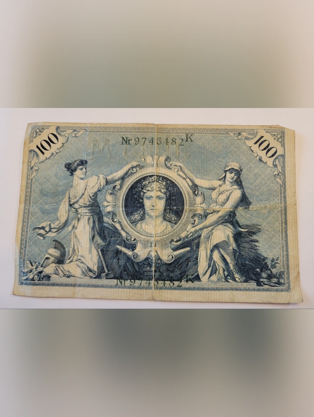 1908 German 100 Mark Reichsbanknote